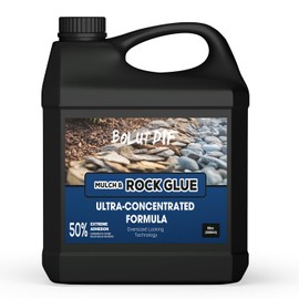 68 OZ Mulch Glue for Landscaping, Rock Glue for Landscaping and Stabilizing Mulch and Pea Gravel, Lasts up to 3 Years, Non Toxic, Fast Drying, Ready to Use