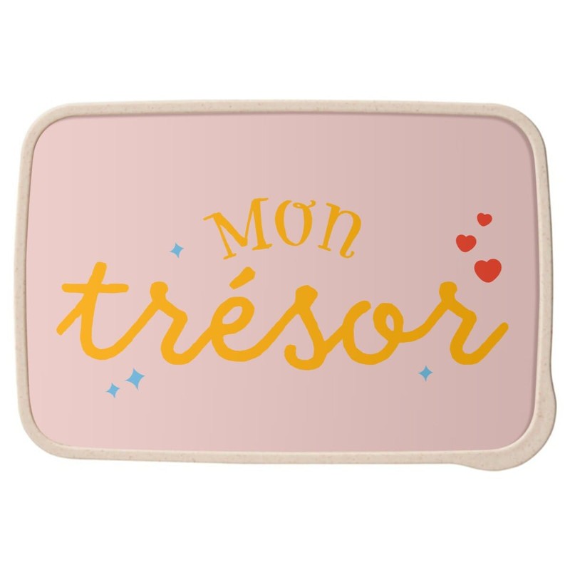 Fabulous Lunch Box with Cutlery Pink - Mon Trésor Bébé