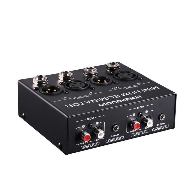 LYNEPAUAIO Compact Hum Eliminator Box 4 Channel Passive Buzz Destroyer