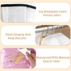 3 Pack 10" Gusseted Garment Bags for Hanging Clothes, 40"
