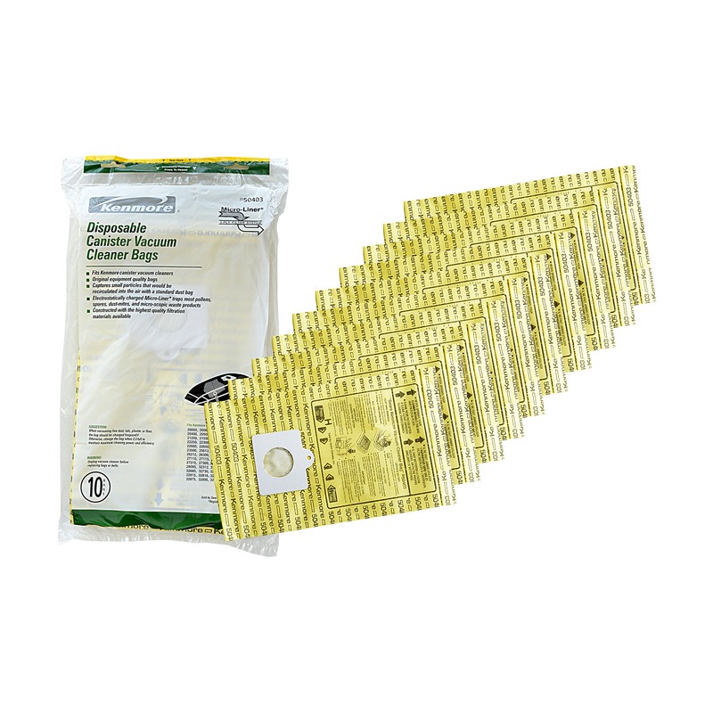 Kenmore 50403 Bags + 40320 HEPA Filter, Bundle Pack. Genuine