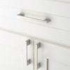Amerdeco 10 Pack Brushed Satin Nickel Cabinet Pulls - 5