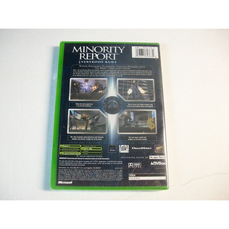 Minority Report - Xbox