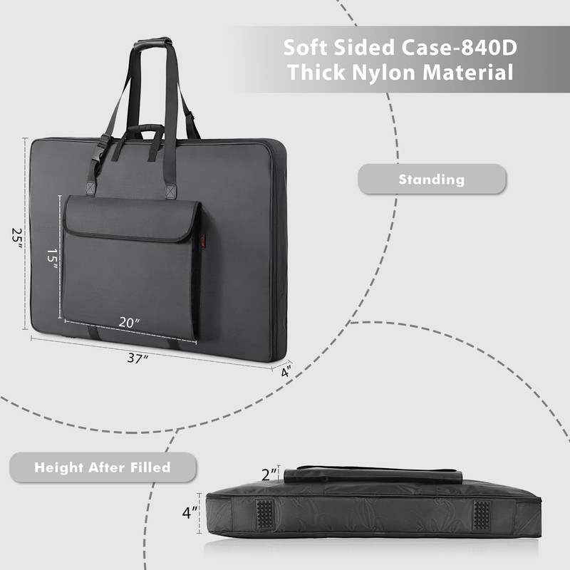 1st Place Products Premium Art Portfolio Case - 24" x