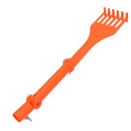 Mini Rake Gutter Cleaning Tool Removing Leaves Multifunctional ABS Rotatable Handle Rake for Roof Hard to Areas Where Debris Accumulates Garden Tools