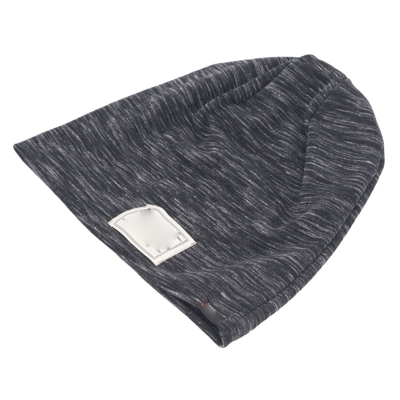 Anti Radiation Hat Black Striped Silver Fiber and Cotton Shielding