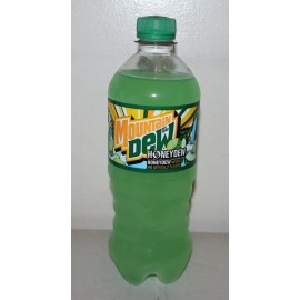 Mountain Dew Brand New Limited Release Edition HoneyDew Mountain Dew Unopened 20 Oz. Bottle