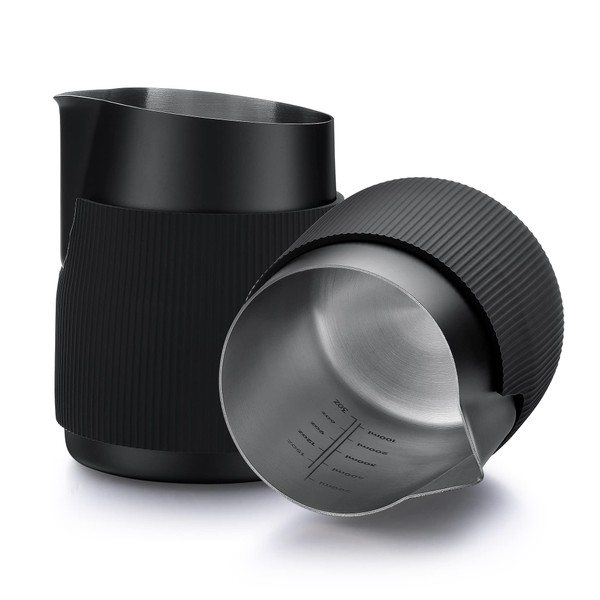 Normcore Handleless Milk Pitcher with Sharp Spout - Espresso Steaming