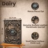 Hocus Pocus Book of Spells Leather Journal Deckle Edge Paper