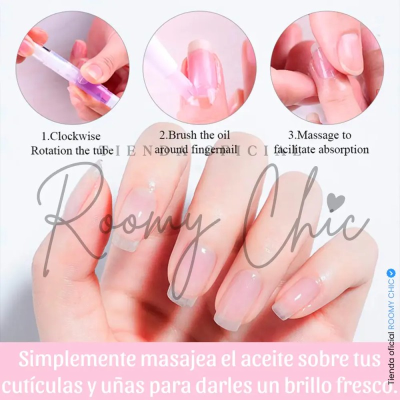 Aceite Hidratante Revitalizador De Cutícula Uñas Manicura