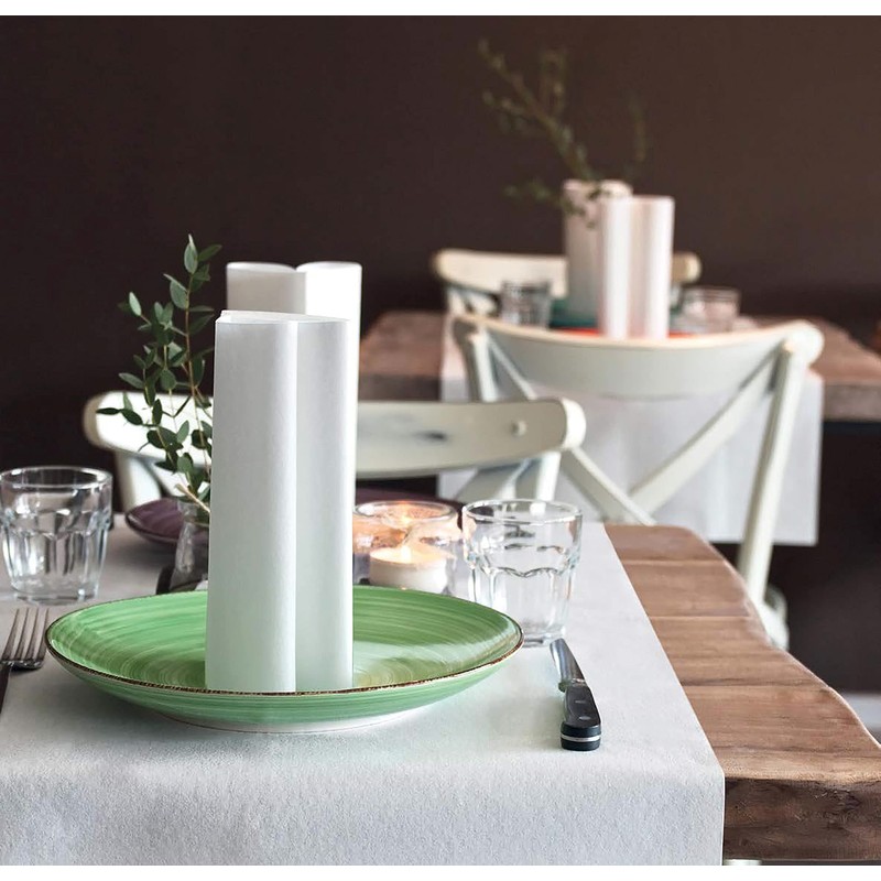 50 Airlaid Napkins Plain 40 x 40 cm High-Quality Fabric-Like