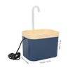Changor Fuente Agua para Gatos 1,5 L, Material PP, Flujo