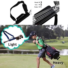 Travel Golf Bag Organizer Golf Club Bags for Men Women Driving Range Small Carry Pouch Portable Foldable Mini Carrying Bags for Golf Clubs