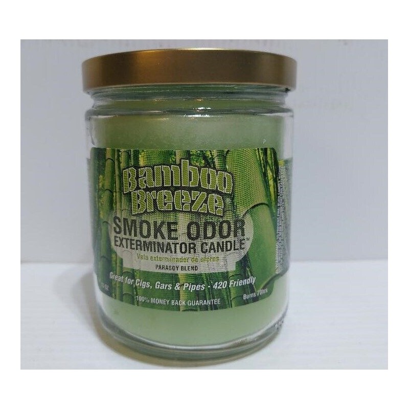 Smoke Odor 13oz Candles 2 Fragrances Set Bamboo Breeze/Dragons Blood.