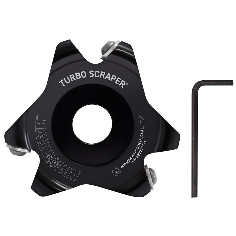 ARBORTECH Turbo Scraper 4 Inch Wood Carving Disc Angle Grinder