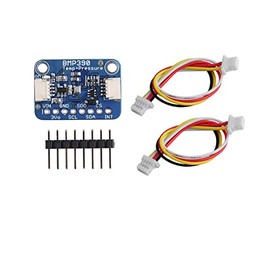 RCmall BMP390 24-bit Absolute Precision Altitude Barometric Pressure and Altimeter Sensor Breakout +2pcs SH1.0mm 4P Cables