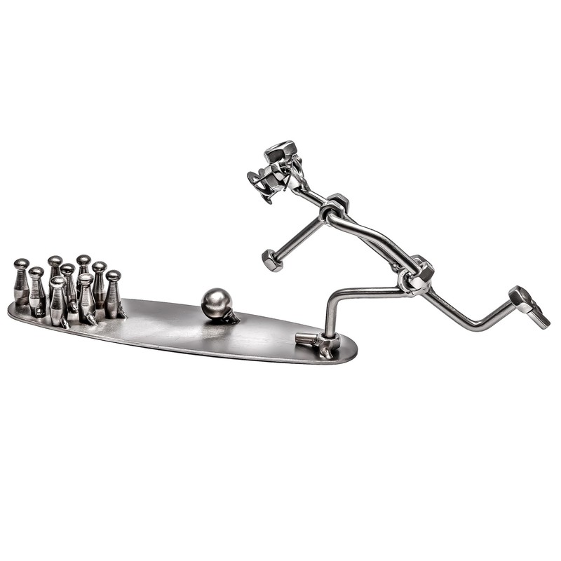 STEEMO Screw Man Bowling Bowling Gift Metal Art Decoration 31