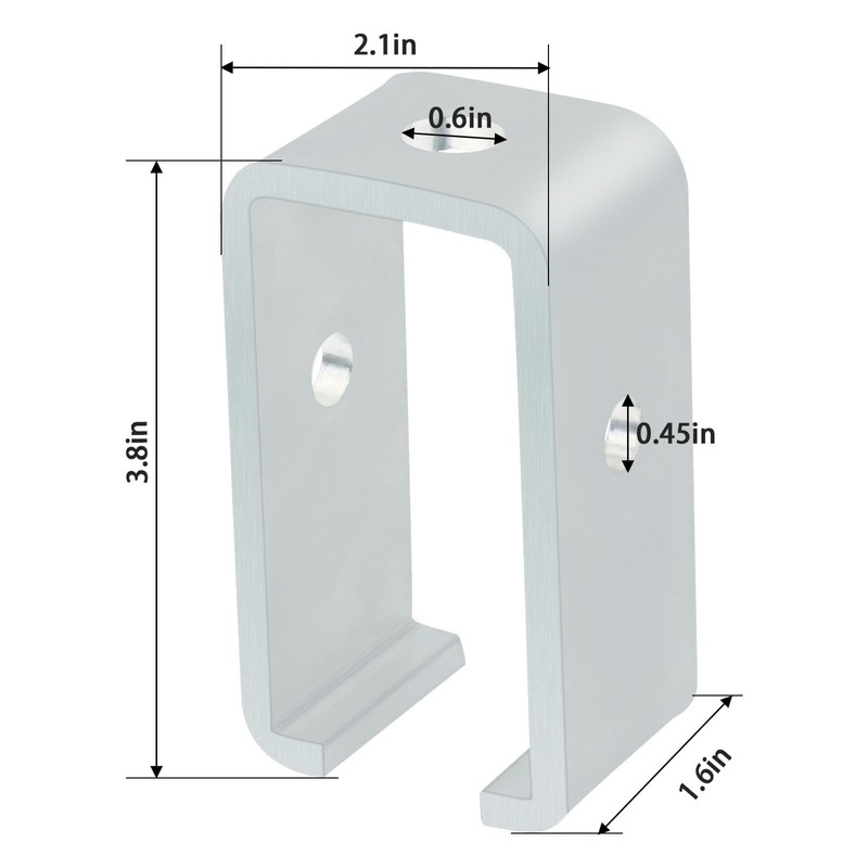 Channel Trolley Track Hanger Bracket for UNISTRUT Strut Channel, 1-5/8