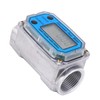 Mini Digital Turbine Flowmeter Diesel Fuel Flow Meter 10‑200L 1"