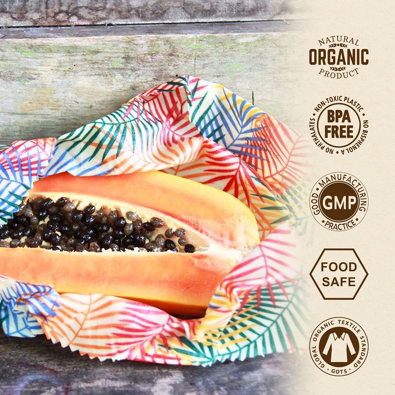 SuperBee Beeswax Wraps Beeswax Wraps | Reusable Food Wraps |