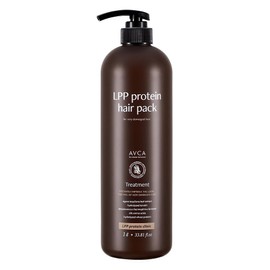 Abka Extreme Damage Care LPP Protein Hair Pack Hypoallergenic Treatment, 1L, 1 Piece / 아브카 극손상 케어 LPP 단백질 헤어팩 저자극 트리트먼트, 1L, 1개