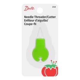 Dritz 248 Needle Threader & Cutter , Green