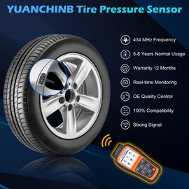 68249197AA TPMS Sensor Dodger RAM, （1 PC） 434MHz Tire Pressure Monitoring System Sensors Compatible with 2014-2018 Dodge Ram 1500 2500 3500 Jeep Cherokee Replaces 68239720AA 68157568AA