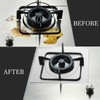 QUINTRA Stove Burner Cover, Double, Reusable, Non-Stick, Heat Resistant, Gas