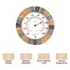 Lily's Home Indoor or Outdoor Large Hanging Wall Thermometer. 10"