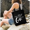 Moonworks® Jute Bag with German Text "Und am Ende ergibt