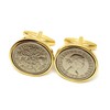 Premium 1964 Original Lucky Sixpence Coin 6D Birthday/Anniversary Cufflinks Ideal