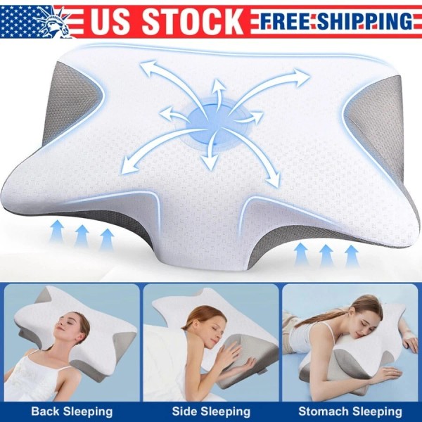 PULATREE Cervical Pillow for Neck Pain Relief,Orthope