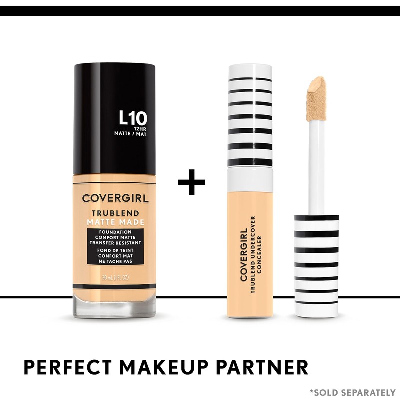 COVERGIRL TruBlend Undercover Concealer, Golden Caramel, 0.33 Fl Oz