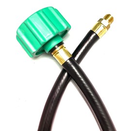 Gas-Flo Fairview RV OEM Thermoplastic Pigtail CSA Certified 1/4 Male Inverted Flare X QCC1 (24 Inches)