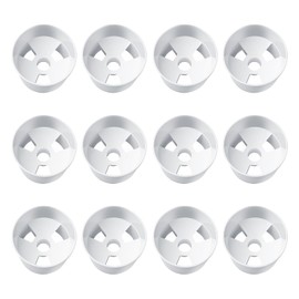 LECEHIVO 12 Pcs Golf Hole Cup ABS Plastic Golf Putting Green Practice Cup for Outdoor Backyard