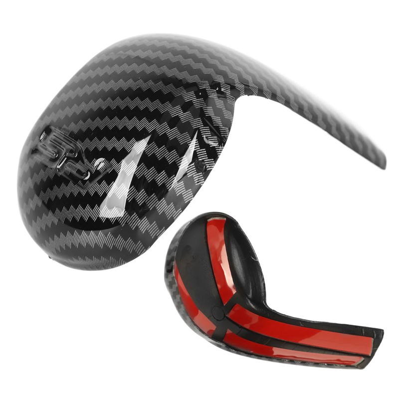 Gear Shift Knob Trim Carbon Fiber Grain Scratch Free Replacement