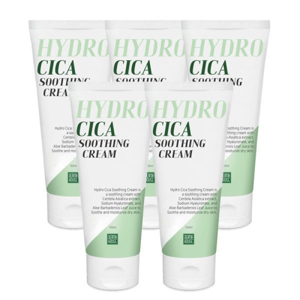 Cica Large Capacity Moisture Cream 120mlx5 / Moisturizing, soothing, and