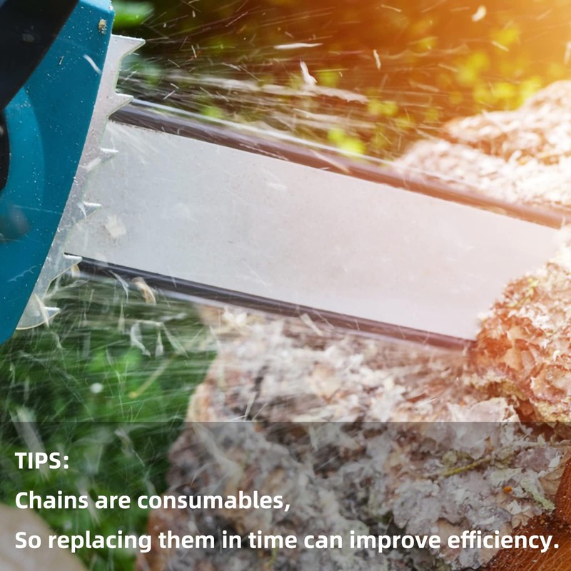 4 cadenas de motosierra de 10 pulgadas