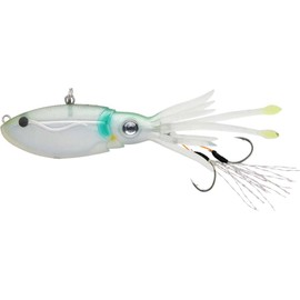 Nomad Design Squidtrex 65 Squid Jig/Vibe Lure - 2.5 Inch - Holo Ghost Shad, 2 1/2 inch - 1/4 oz