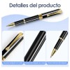 Pluma De Acero Con Recambio Y Caja De Regalo
