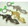 Magic Dragon Luminous Sword Keychain 3 Color Set (Gold, Silver,