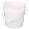 Leaktite 2 Gallon White Paint Bucket with Handle 2-Pack