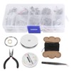 Jewelry Making Tool Kit Earring Crafts DIY Lobster Clasp Wax