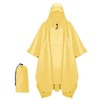 soto xtreme outdoors Hooded Rain Poncho for Adult with Pocket,