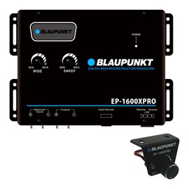 BLAUPUNKT EP-1600XPRO Digital Bass Enhancer Processor, Digital Sound Restoration, Maximizer and Reproducer and Car Audio Booster - Black