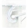 SuperSlide White Closet Rod Support Pack of 2