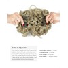 Yamel Chignon Hairpiece Curly Bun Scrunchie Extensions Ash Blonde Synthetic