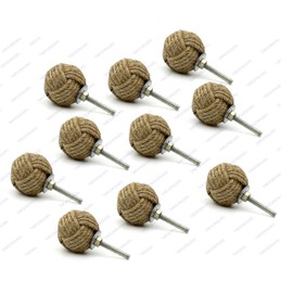 5MOONSUN5's Jute Rope Shelves/Cabinet Drawer Pulls Knobs (10)