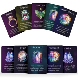 Soulmate Manifestation: A Love Oracle - Messages from Your Soulmate to Guide You Towards Your Union - Deck of 55 Romance Oracle Cards with Meanings on Them for Beginners to Advanced Readers