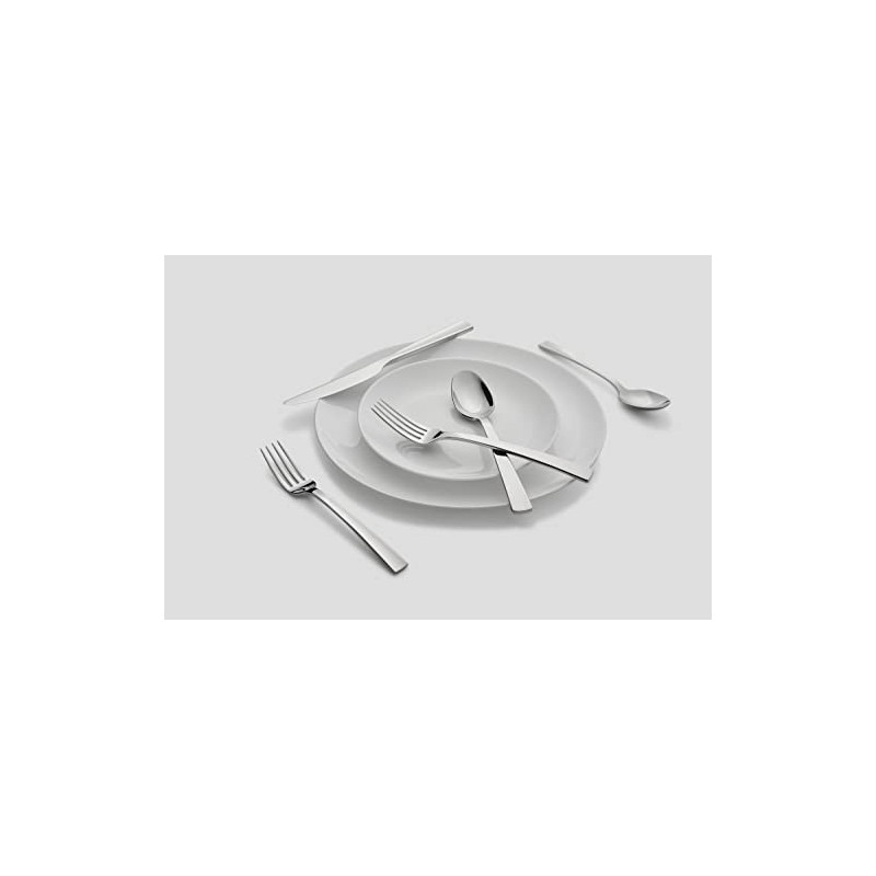 Cambridge Mirror Rhyme Satin Handles 20-Piece Flatware Set, Service for